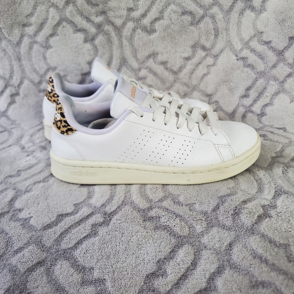 Women's Adidas White Advantage Sneakers - Picture 3 of 11